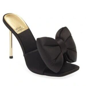 Jeffrey Campbell Bow Down Satin Bow Heels